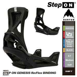 ���[���X�����OK��[���{���K�i]25-26 �X�m�[�{�[�h �r���f�B���O �o�[�g�� BURTON STEP ON GENESIS Black �o�[�g�� �X�e�b�v�I�� �W�F�l�V�X �X�m�[�{�[�h �o�C���f�B���O �r���f�B���O 2026 �����Y ��