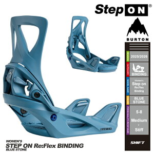 [{Ki] 25-26 BURTON W STEP ON Blue Stone o[g XebvI Xm[{[h oCfBO rfBO 2026 fB[X \