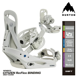 [{Ki] 25-26 BURTON CITIZEN Gray Cloud o[g V`Y Xm[{[h oCfBO rfBO 2026 fB[X \y2{_20250904z