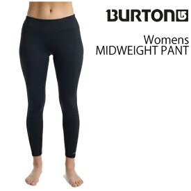 [日本正規品] スノーボード ファーストレイヤー インナー BURTON WOMEN’S MIDWEIGHT PANTSTRUE BLACK ベースレイヤー レギンス ヨガウェア 速乾性 伸縮性 ポリエステル ウーマンズ レディース 女性