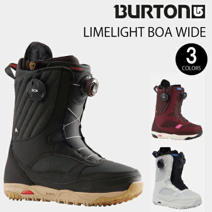 楽天市場】23-24 BURTON Womens LIMELIGHT BOA WIDE バートン  