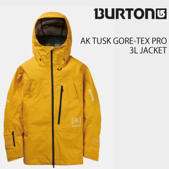 楽天市場】24-25 BURTON AK 3L TUSK GORE-TEX JACKET GOLDEN ROD  