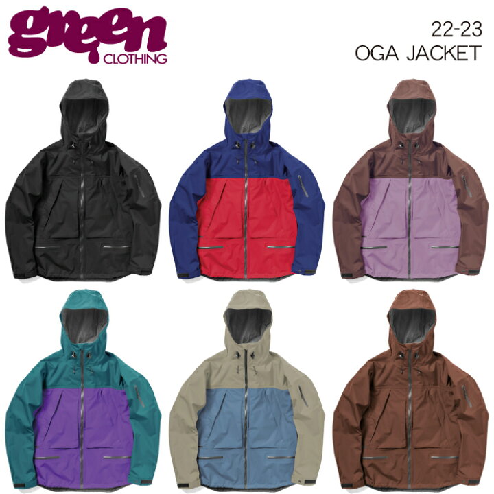 楽天市場】【22-23 GREEN CLOTHING OGA JACKET】グリーンクロージング 