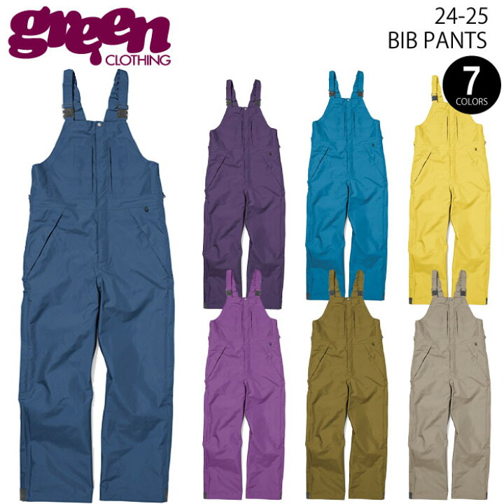楽天市場】24-25 GREEN CLOTHING BIB PANTS グリーンクロージング 