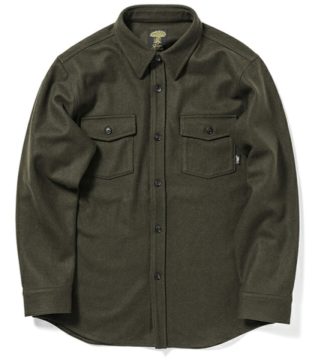 楽天市場】24-25 GREEN CLOTHING WOOL FLANNEL SHIRTS グリーン 