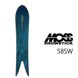 【チューニング無料★8/31迄】[日本正規品] 24-25 スノーボード 板 モス スノースティック MOSS SNOWSTICK SwallowTail series 158cm パウダーボード スワローテール スノボ メンズ 男性 2025