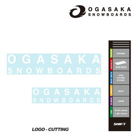 即納★店頭受取OK★[日本正規品]25-26 シール ステッカー オガサカ OGASAKA LOGO-CUTTING ロゴカッティング スノーボード スノボ 2026 国内正規品