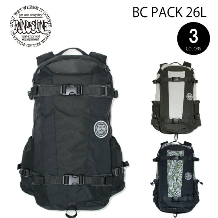 楽天市場】RAIN OR SHINE レインオアシャイン BC PACK 26L バック  