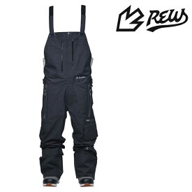 店頭受取OK★即納[日本正規品]25-26 スノーボード ジャケット アールイーダブリュー REW REALITY BIB PANTS 24 Black GORE-TEX ゴアテックス メンズ レディース 2026 国内正規品