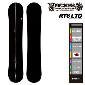 ボード購入特典付★即納★店頭受取OK★[日本正規品]【ラスト1本/152cmのみ】25-26 スノーボード 板 RICE28 RT6LTD ライス アールティーシックス リミテッド スノーボード 板 国産 オガサカ産 2026 メンズ レディース ユニセックス 国内正規品