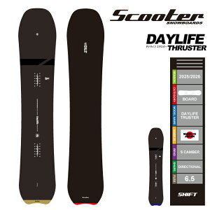 {[hwT聚[{Ki] 25-26 SCOOTER DAYLIFE-THRUSTER XN[^[ fCCt XX^[ Xm[{[h  Y IKTJY 2026 \ Ki