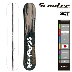 {[hwT聚[{Ki] 25-26 SCOOTER SCT XN[^[ GXV[eB[ Xm[{[h  Y IKTJY 2026 \ Ki
