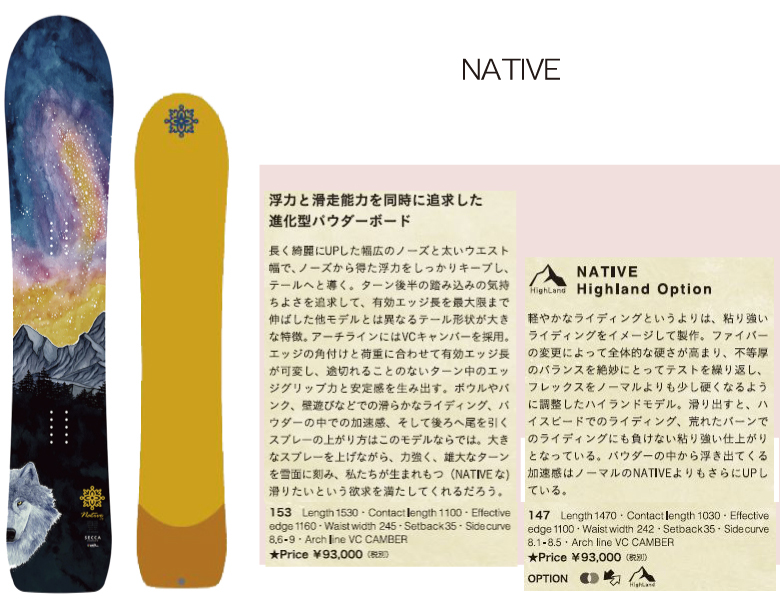 楽天市場】【20-21 SECCA NATIVE セッカ ネイティブ】スノーボード 板 