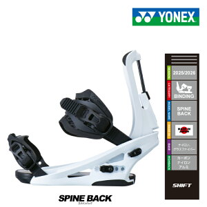 ���[���X�����OK��[���{���K�i]25-26 �X�m�[�{�[�h �r���f�B���O ���l�b�N�X YONEX SPINE BACK White �X�m�{ 2026 �����Y �������K�i
