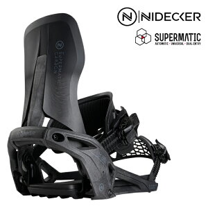 {Ki Xm[{[h rfBO iCfbJ[ NIDECKER CARBON-SUPERMATIC Black J[{ X[p[}eBbN oCfBO Y fB[X 25-26
