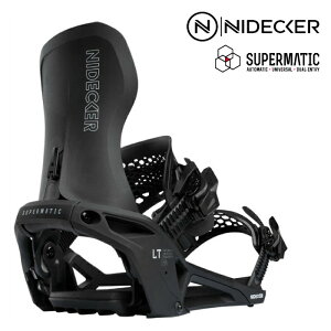{Ki Xm[{[h rfBO iCfbJ[ NIDECKER LT-SUPERMATIC Black GeB X[p[}eBbN oCfBO Y fB[X 25-26