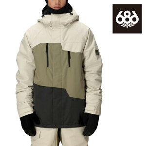 {Ki Xm[{[h EFA WPbg VbNXGCgVbNX 686 MENS GEO INSULATED JACKET Limestone Colorblock Y 25-26