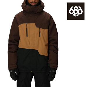 {Ki Xm[{[h EFA WPbg VbNXGCgVbNX 686 MENS GEO INSULATED JACKET Coffee Colorblock Y 25-26