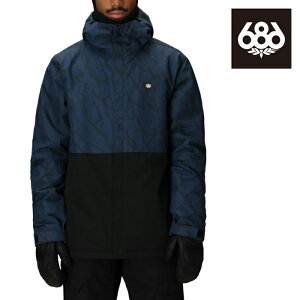 {Ki Xm[{[h EFA WPbg VbNXGCgVbNX 686 MENS FOUNDATION INSULATED JACKET Navy Fractured Colorblock Y 25-26