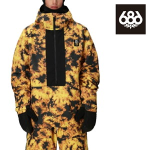 {Ki Xm[{[h EFA AmbN WPbg VbNXGCgVbNX 686 MENS 686 SUBLIME SHELL ANORAK Sublime Orange Tie Dye Y 25-26