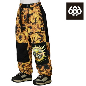 {Ki Xm[{[h EFA pc VbNXGCgVbNX 686 MENS 686 SUBLIME SHELL PANTS Sublime Orange Tie Dye Y 25-26