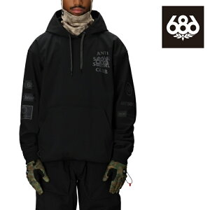 {Ki Xm[{[h p[J[ t[fB[ VbNXGCgVbNX 686 MENS WATERPROOF ASSC F1 HOODY Assc Black Y 25-26