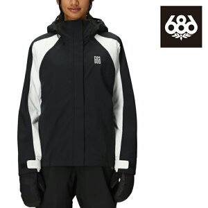 {Ki Xm[{[h EFA WPbg VbNXGCgVbNX 686 WOMENS HOLOGRAM SHELL JACKET Black Colorblock fB[X 25-26