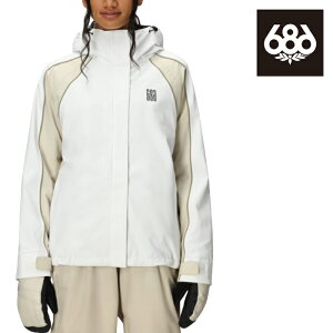 {Ki Xm[{[h EFA WPbg VbNXGCgVbNX 686 WOMENS HOLOGRAM SHELL JACKET White Colorblock fB[X 25-26