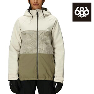{Ki Xm[{[h EFA WPbg VbNXGCgVbNX 686 WOMENS ATHENA INSULATED JACKET Limestone Colorblock fB[X 25-26 \