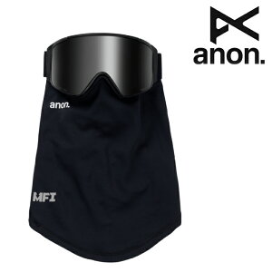 {Ki Xm[{[h lbNEH[}[ Am ANON MFI MESH NECK WARMER Black XL[ 25-26