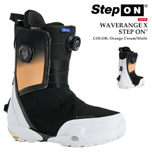 {Ki Xm[{[h u[c o[g BURTON MENS WAVERANGE X STEP ON WIDE Orange Cream Multi EFCuW GbNX XebvI Ch Y 25-26