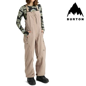 {Ki Xm[{[h EFA rupc o[g BURTON WOMENS RESERVE 2L BIB PANTS Summit Taupe fB[X 25-26