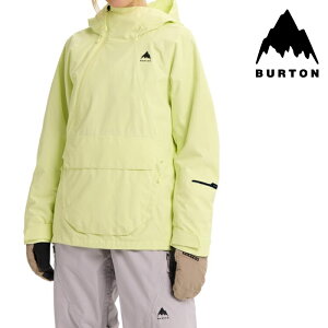 {Ki Xm[{[h EFA AmbN WPbg o[g BURTON WOMENS RESERVE 2L RELAXED ANORAK Glow Yellow Green fB[X 25-26