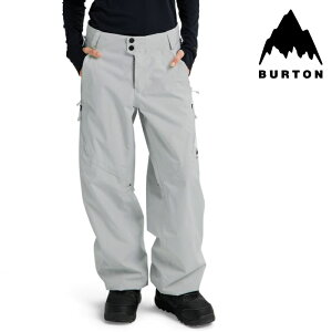 {Ki Xm[{[h EFA pc o[g BURTON WOMENS RESERVE 2L RELAXED PANTS Gray Cloud fB[X 25-26
