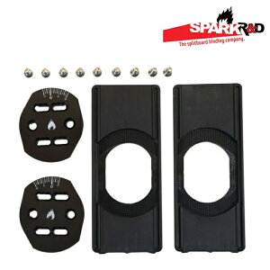 {Ki Xvbg{[h rfBO v[g Xp[N SPARK R&D SOLID BOARD PUCKS CANTED Black Xm[{[h oCfBO 25-26