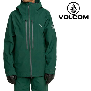 {Ki Xm[{[h EFA WPbg {R VOLCOM ANYOX GUIDE GORE PRO SHELL JKT Black Green SAebNX Y 25-26