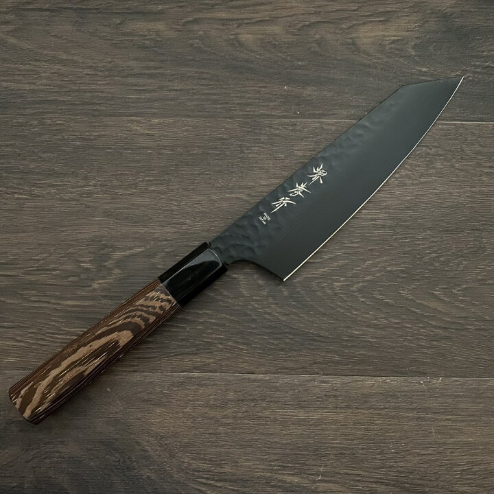 包丁 家庭用 三徳 かっこいい 黒 堺孝行 黒影 剣型三徳 160mm 新生活 堺包丁 堺打刃物 贈り物 プレゼント ラッピング 青木 刃物製作所 VG10 V10合金 ステンレス SHIGEMASA