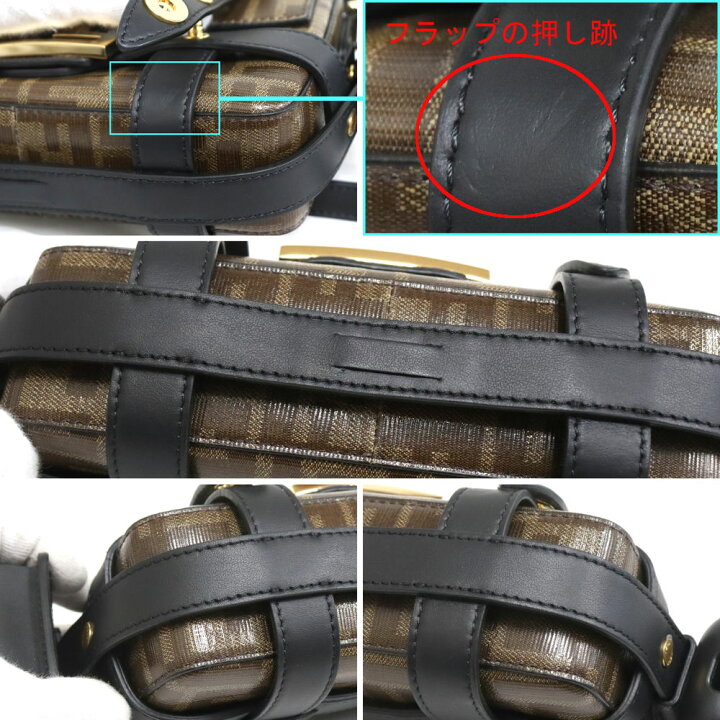 楽天市場】【中古】フェンディ ズッカ 3wayチェーンショルダーバッグ  