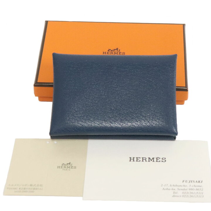 楽天市場】【中古】エルメス カルヴィデュオ B刻印/シェーブル  