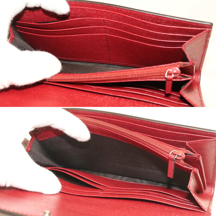 楽天市場】【中古】GUCCI グッチ ブルームス コンチネンタルウォレット 