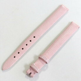 【中古】ショパール 腕時計 替えベルト リザード ピンク 11×10 純正