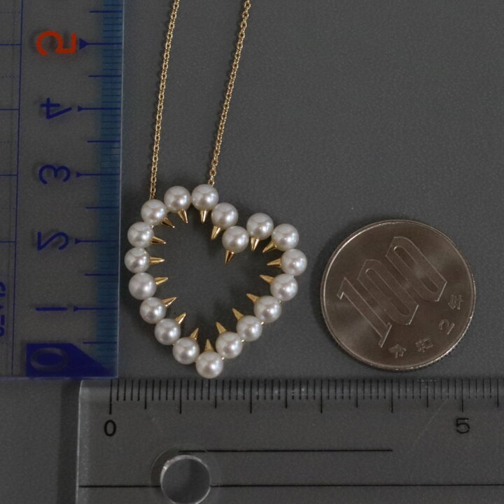 楽天市場】【中古】TASAKI タサキ デインジャー ハート ネックレス 