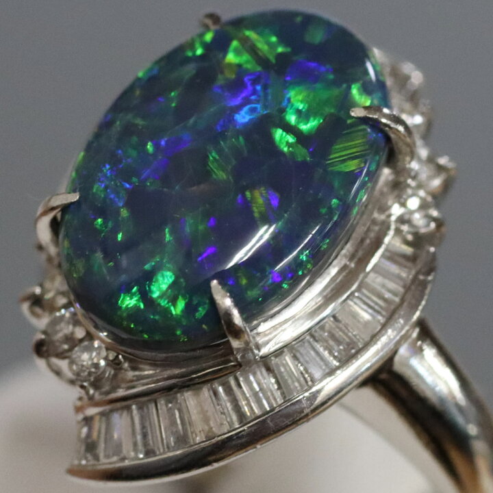 中古品】Pt900 ダイヤモンドリング 8,5号 2.9g［28］