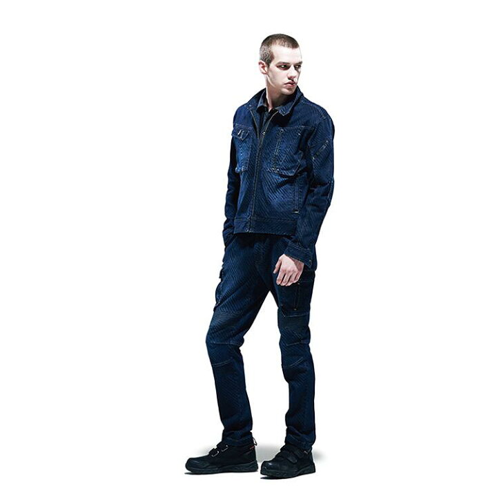 楽天市場】【送料無料】 上下セット 作業服 ライダースジャケット 