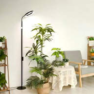 【8%OFFクーポン】植物育成ライト LED スタンド式 リングライト フルスペクトル タイマー付き 3時間 9時…