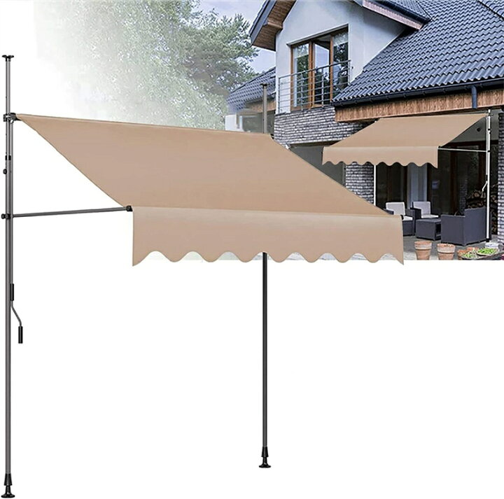 楽天市場】オーニングテント 幅250/300cm オーニング・シェード 日よけ  