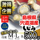 【送料込】島根県・宍道湖冷凍しじみ お試しセット1kg（M500g、L500g）青森県・十三湖に並ぶ日本有数の漁獲量を誇る宍道湖より産地直送 ランキングお取り寄せ