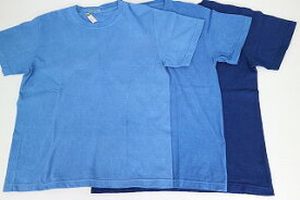 阿波藍染 レディースTシャツ　半袖　F　フリーサイズ　★日本製★ 高級感　受注生産　おしゃれ　上品　綿100％　選べる3色　無地染め