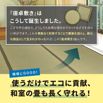 【4枚組セット】日本製座卓敷き約16×16cm【正方形】和室の畳の凹み防止グッズ机の下に敷くだけで畳を保護する和風のい草座卓敷き四角型丸型