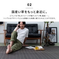 国産い草ラグ和モダンカーペット和風敷物風水約191×250cm【約3畳】【裏貼有【長方形】【送料無料】和室日本製純国産い草ラグカーペット絨毯夏用ラグ夏ラグ【新生活応援ポイント5倍★05P01Apr16】